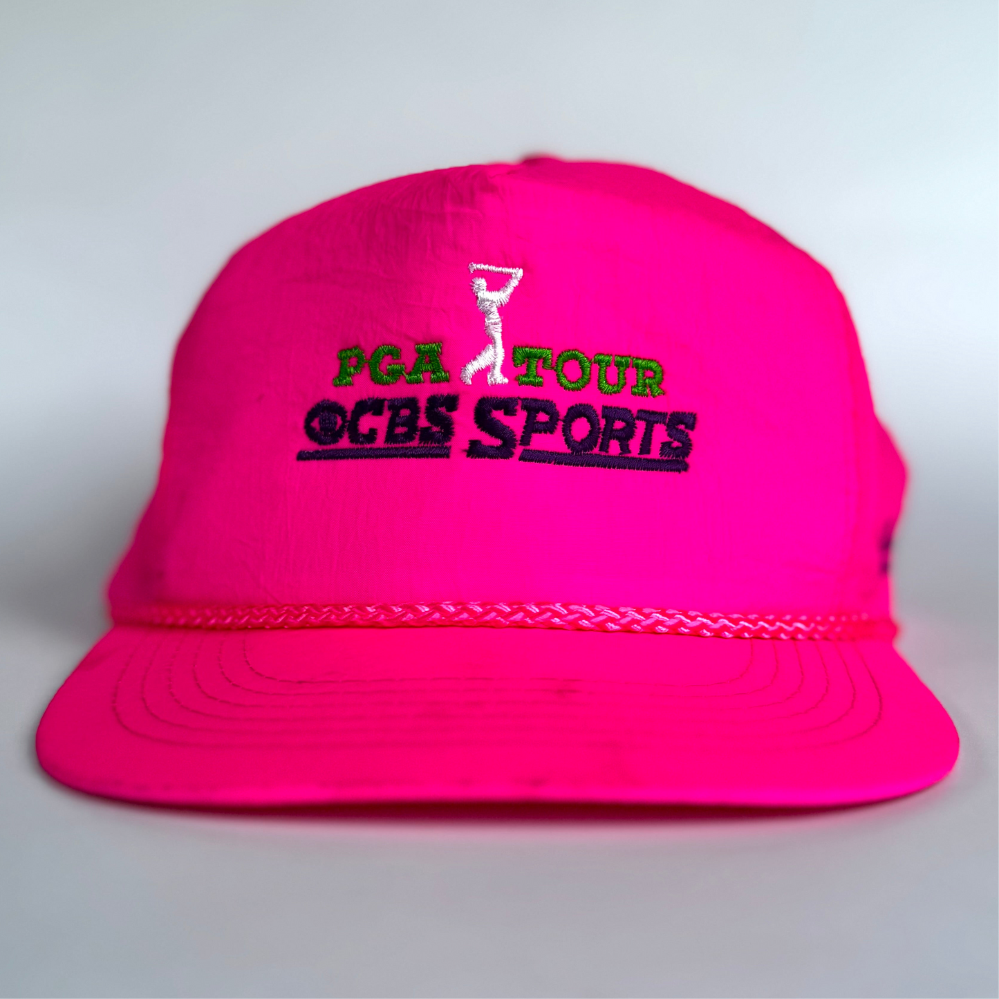 Vintage Nylon PGA Tour CBS Sports Hat