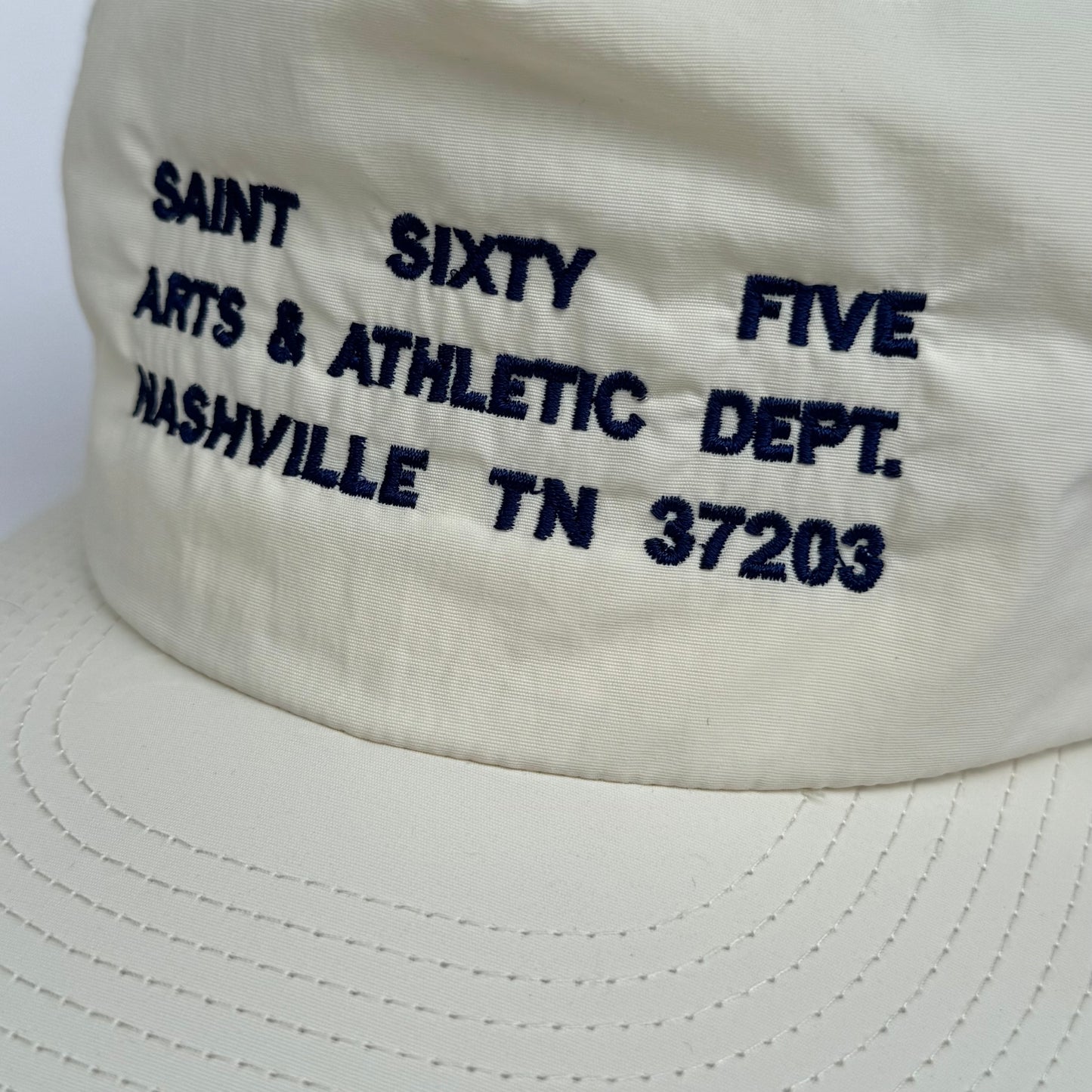 Arts & Athletic Dept. Nylon Hat- Cream
