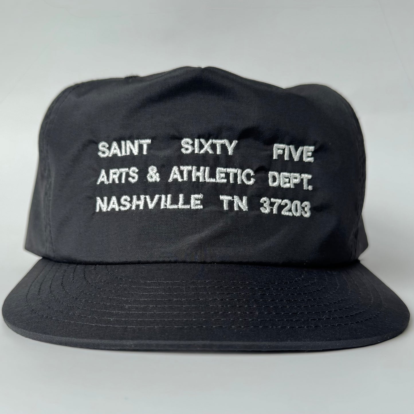 Arts & Athletic Dept. Nylon Hat- Black