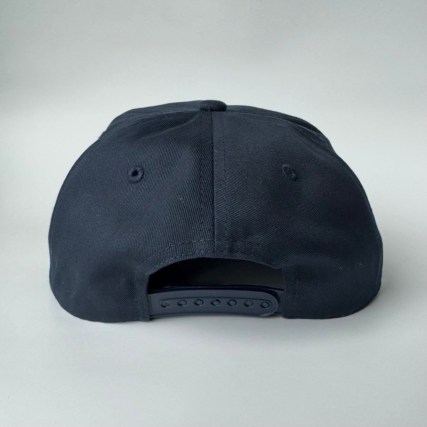Brushed Cotton Twill Logo Hat - Navy/Tan