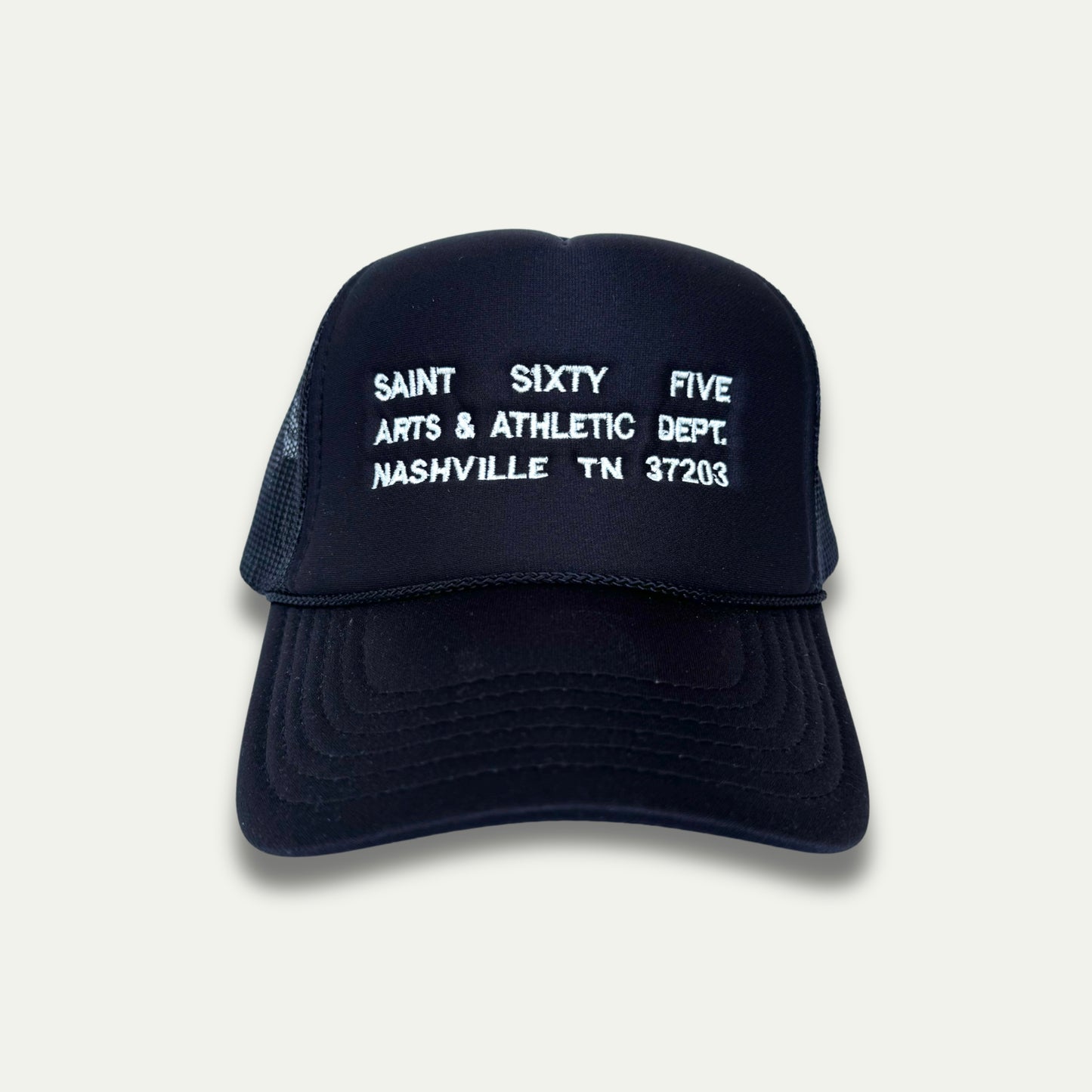 Sample Hat- Arts & Athletic Dept. Foam Trucker- Black