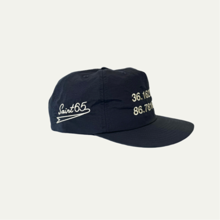 Friends & Family- Nylon Embroidered Nashville Coordinates/Alternate Logo Hat.