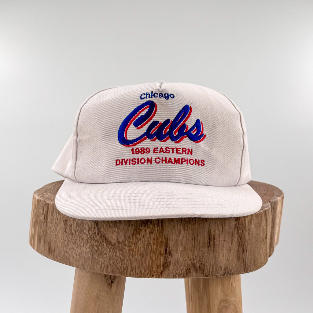 Vintage Chicago Cubs Baseball Hat- 1989 Eastern Division Champions