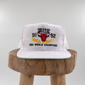 Vintage Chicago Bulls Hat-  ‘91-‘92 Back to Back NBA World Champions