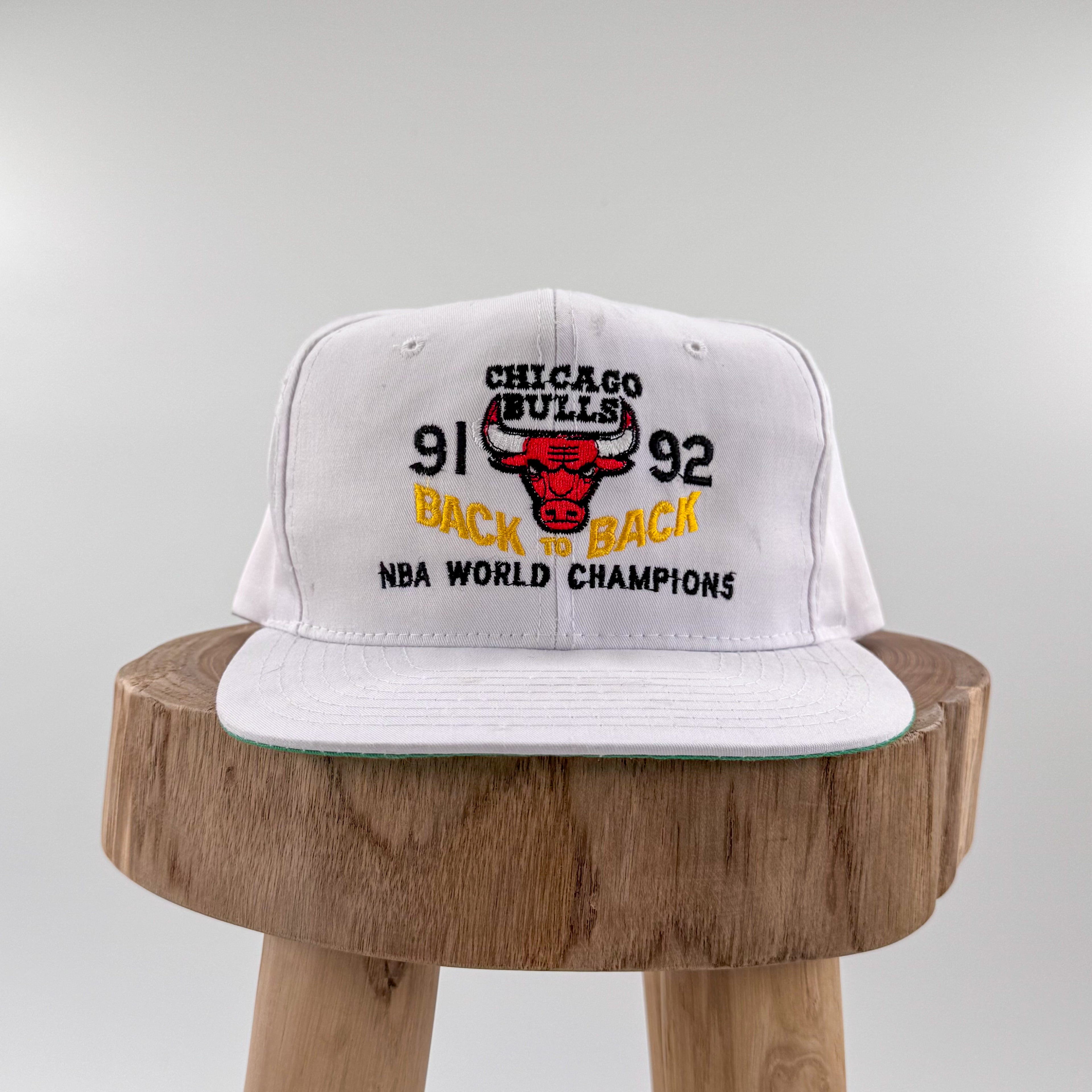 Vintage Chicago Bulls Hat-  ‘91-‘92 Back to Back NBA World Champions