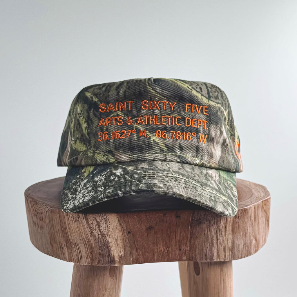 Arts & Athletic Dept v2 Hat - Camo/Orange