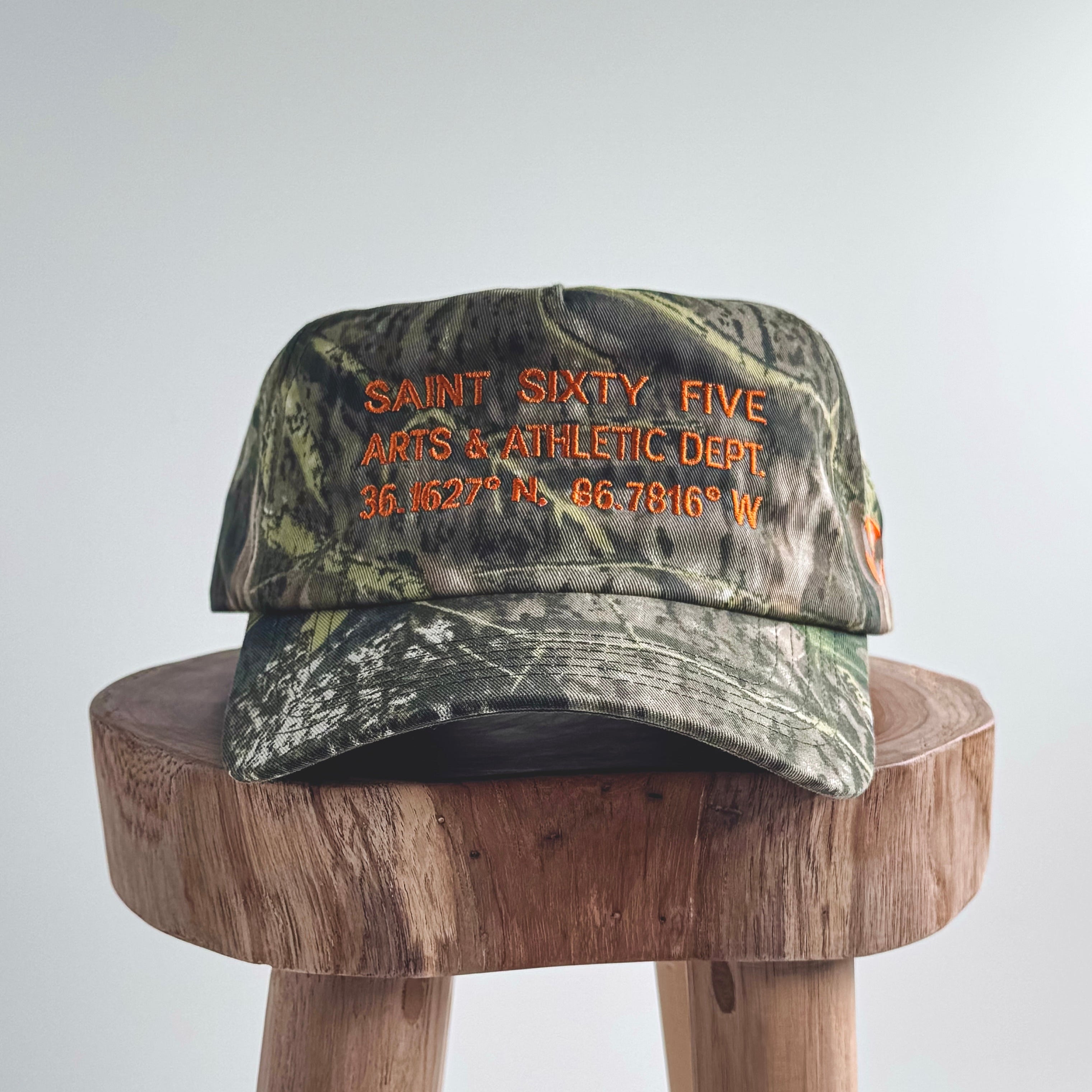 Arts & Athletic Dept v2 Hat - Camo/Big Orange