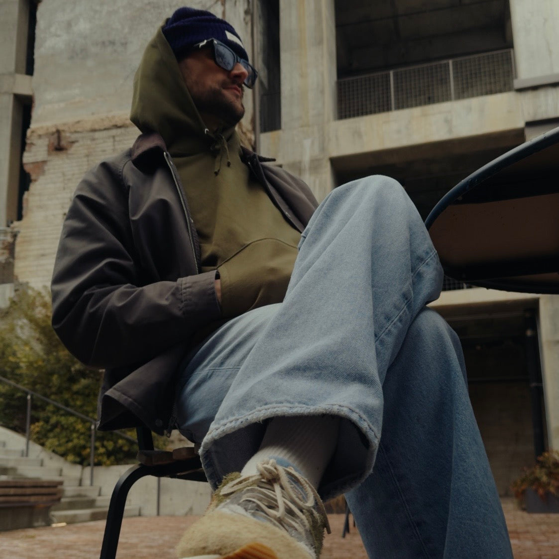 The Walker Hoodie- Olive