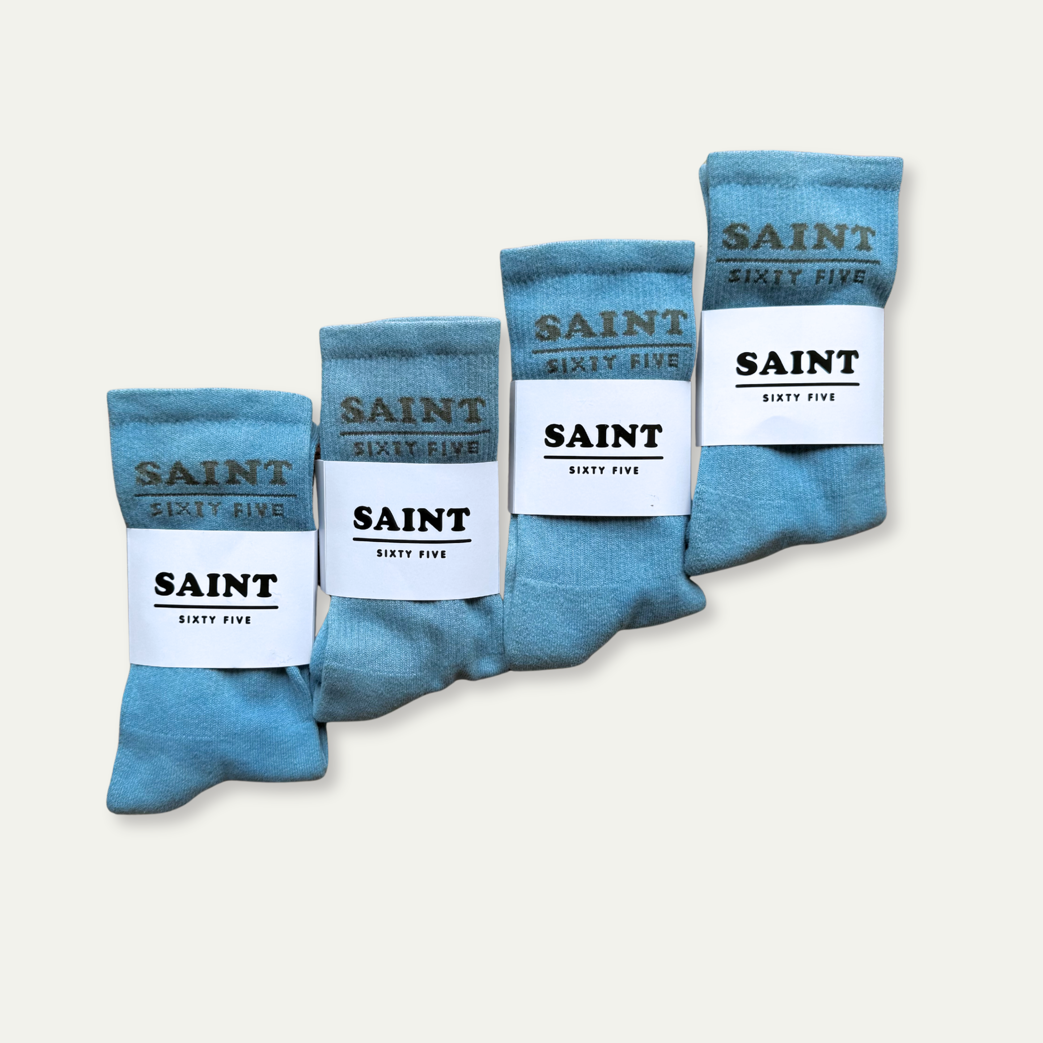 Indigo Dyed Everyday Crew Socks-