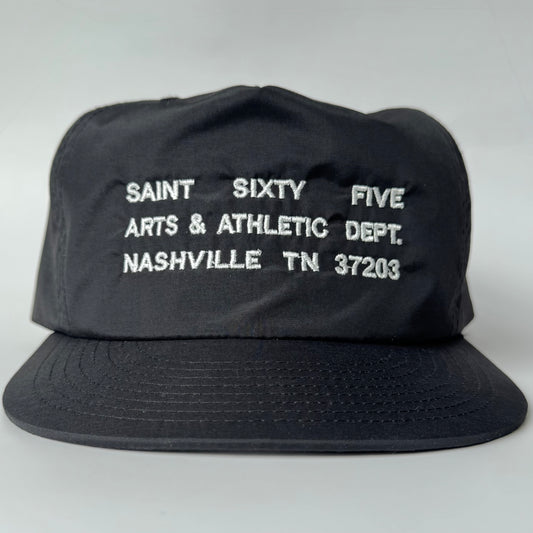 Arts & Athletic Dept. Nylon Hat- Black