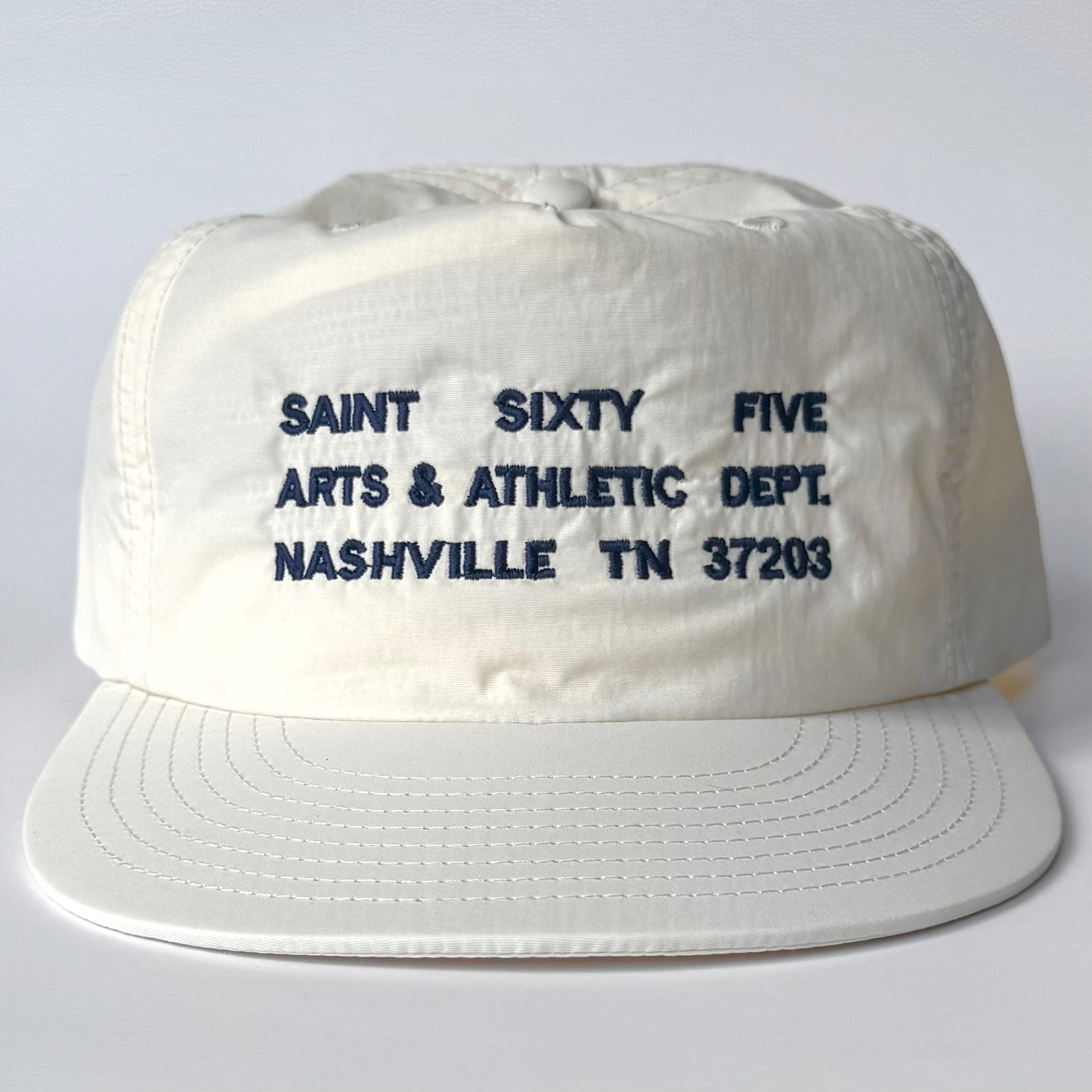 Arts & Athletic Dept. Nylon Hat- Cream