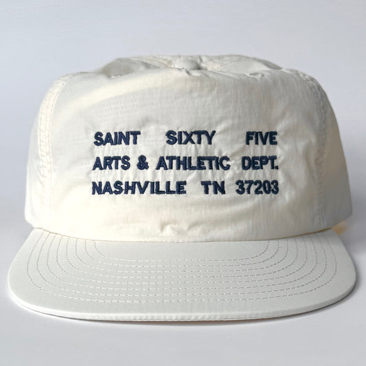 Arts & Athletic Dept. Nylon Hat- Cream