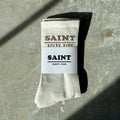 Everyday Crew Socks- Cream/Mushroom- Made in USA