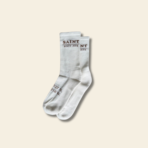 Everyday Crew Socks- Cream/Mushroom