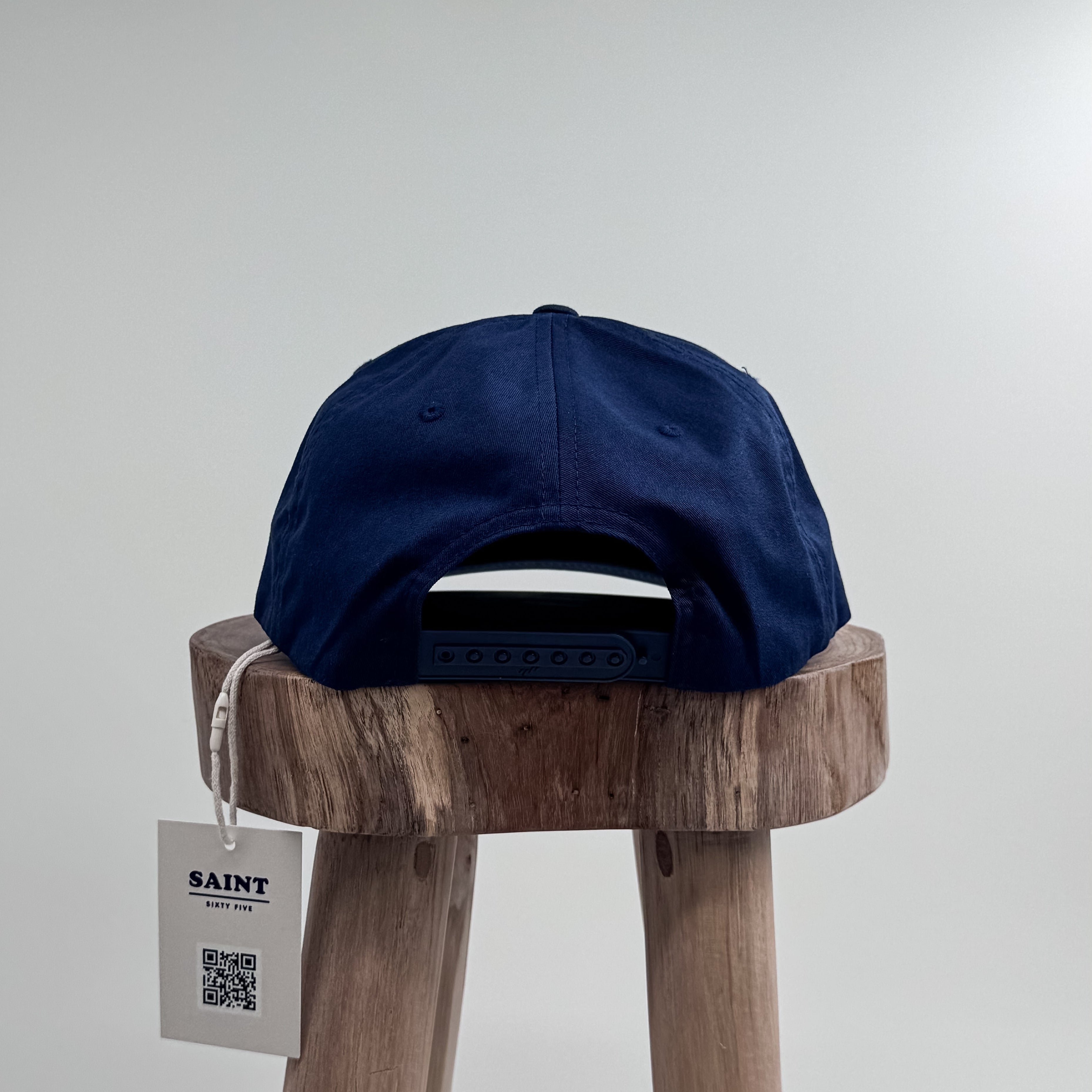 Navy 5 Panel Twill Sample Hat