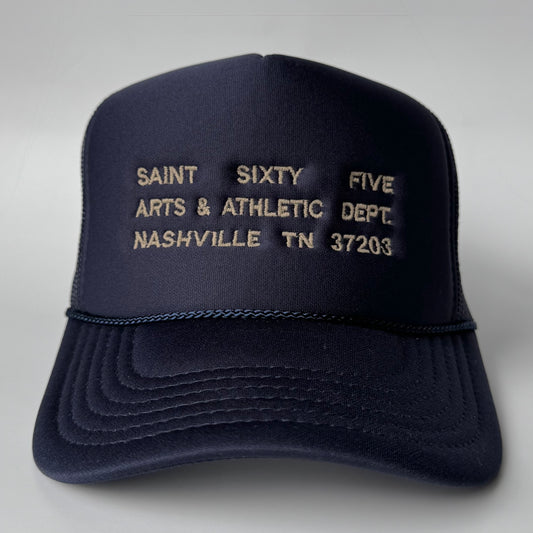 Arts & Athletic Dept. Foam Trucker- Navy