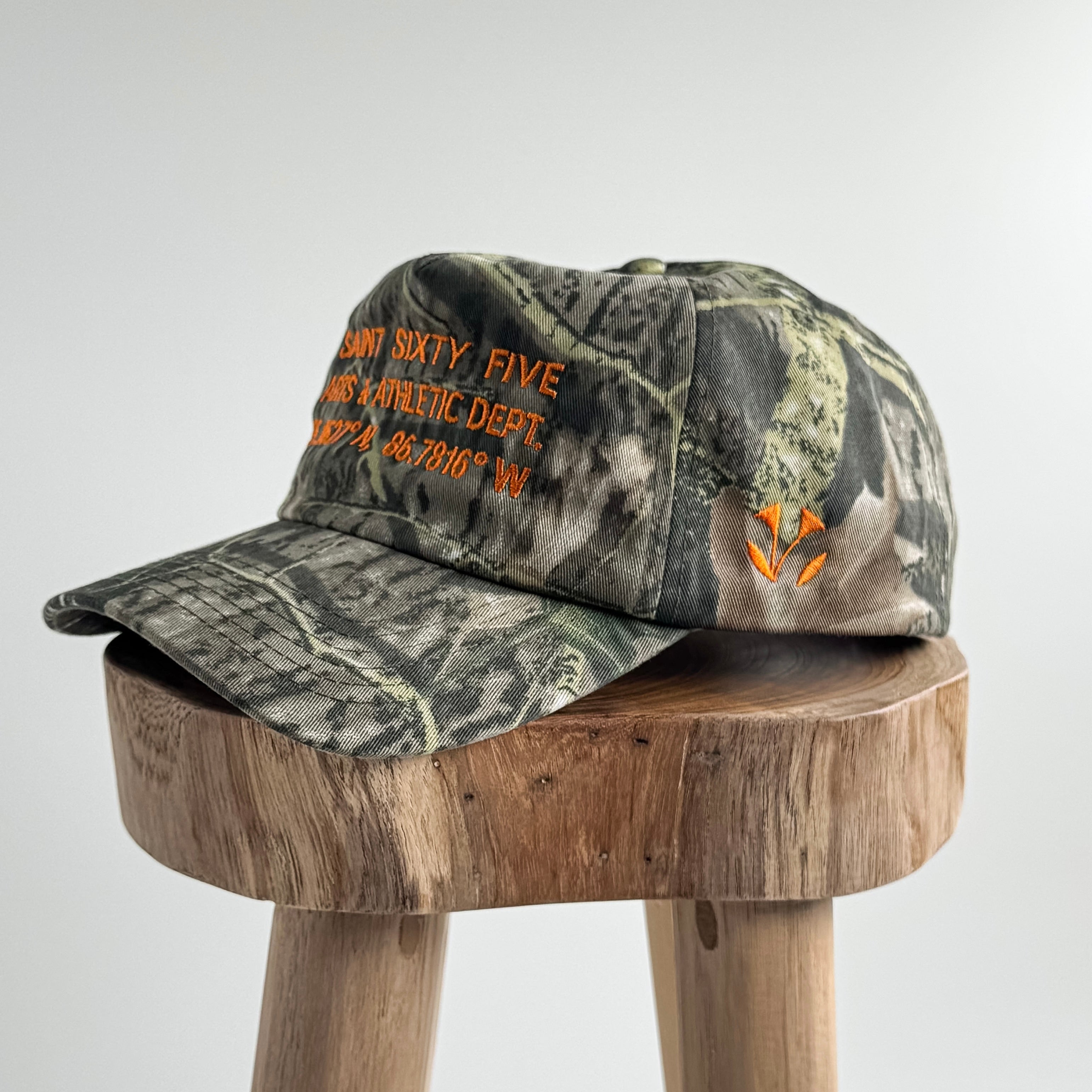 Arts & Athletic Dept v2 Hat - Camo/Big Orange